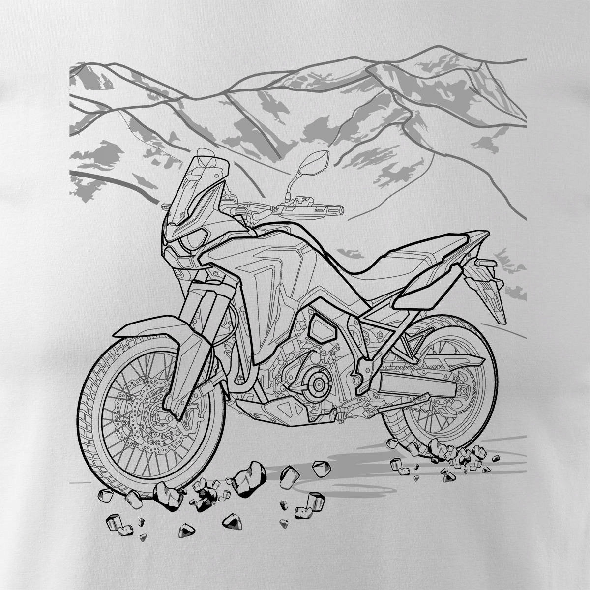 T-Shirt für Herren, weiß 