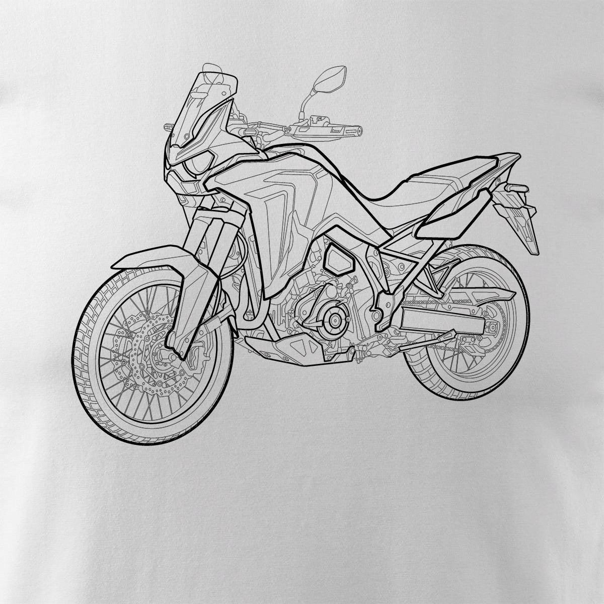 T-Shirt für Herren, weiß 