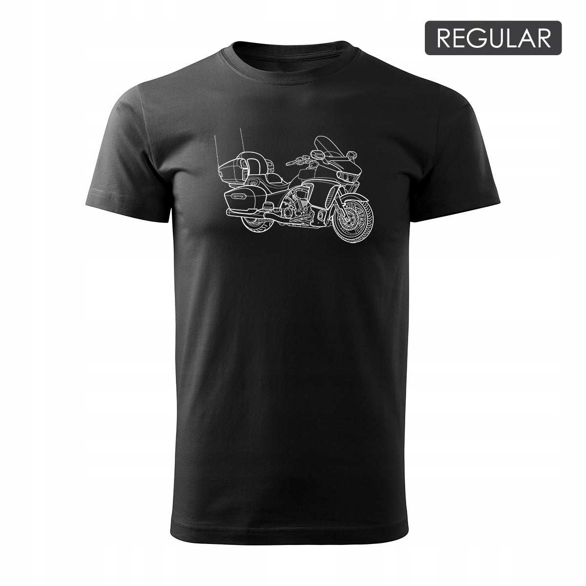 T-Shirt für Herren, schwarz 