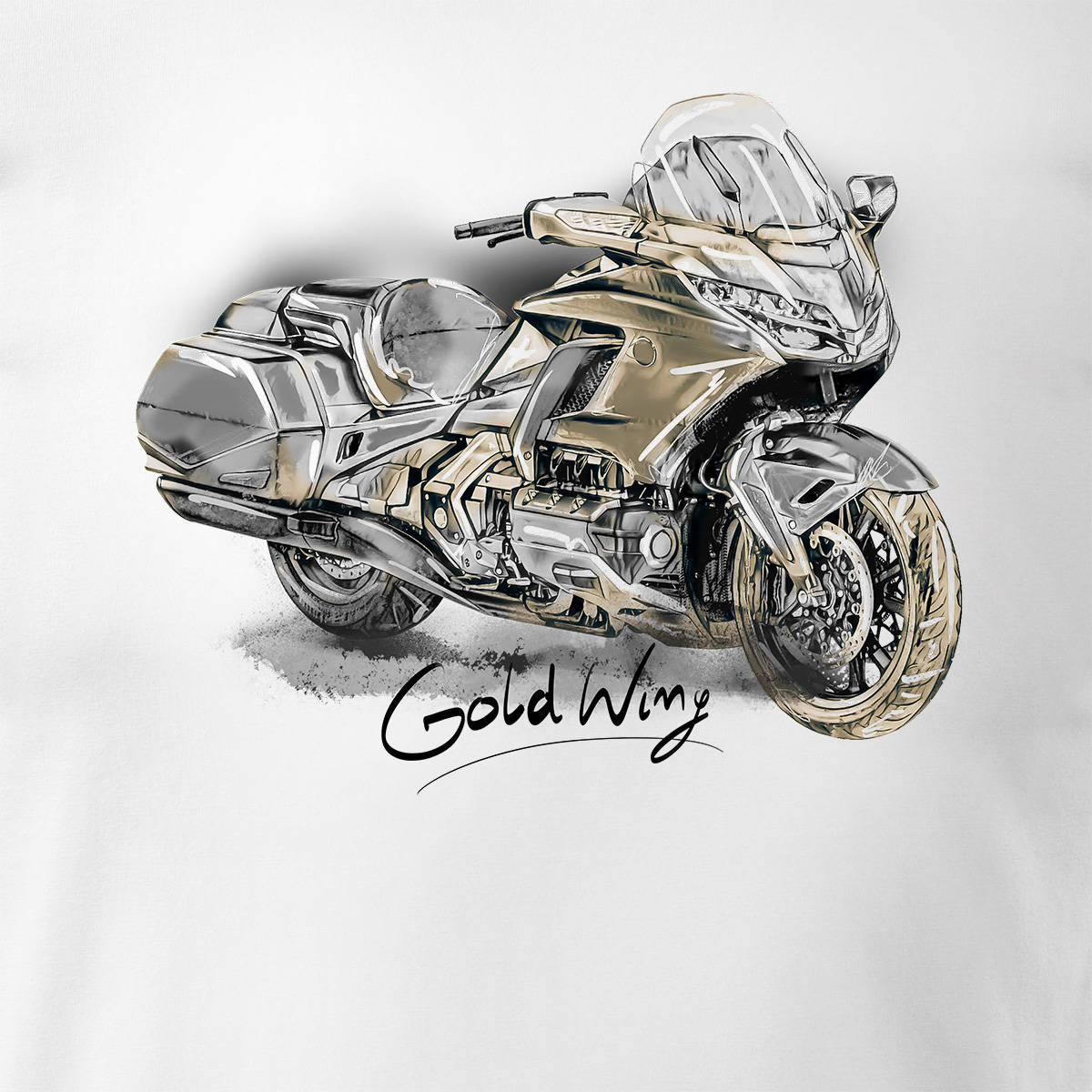 T-Shirt für Herren, weiß 