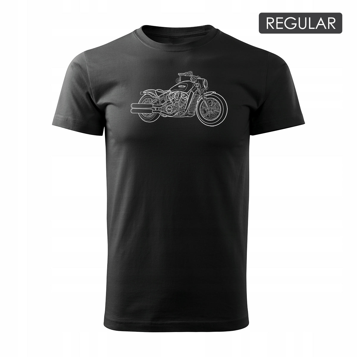 T-Shirt für Herren, schwarz 