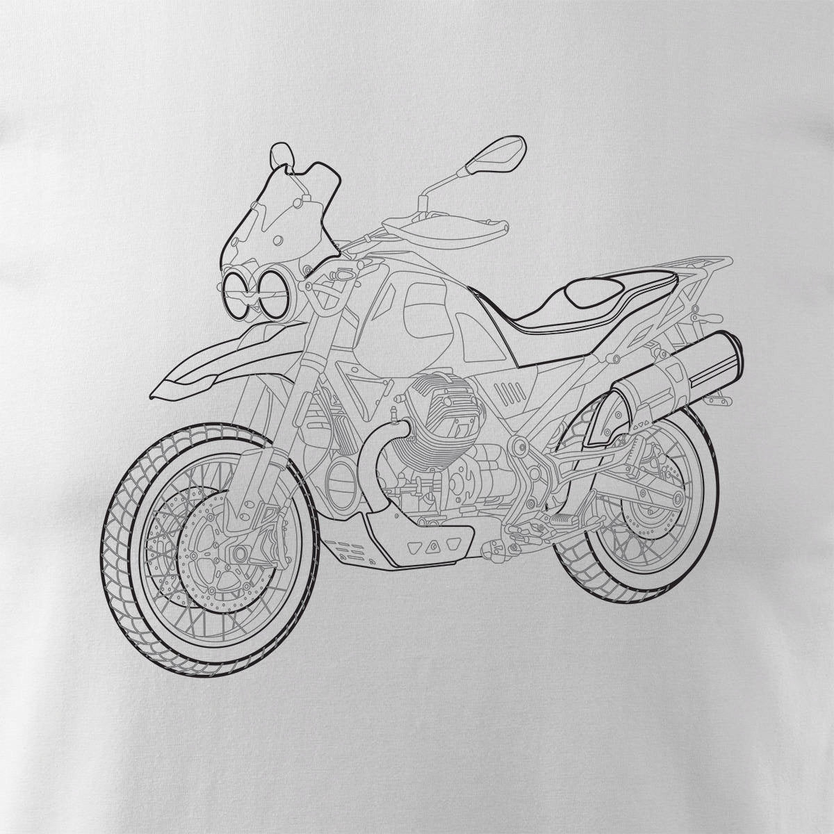 T-Shirt für Herren, weiß 