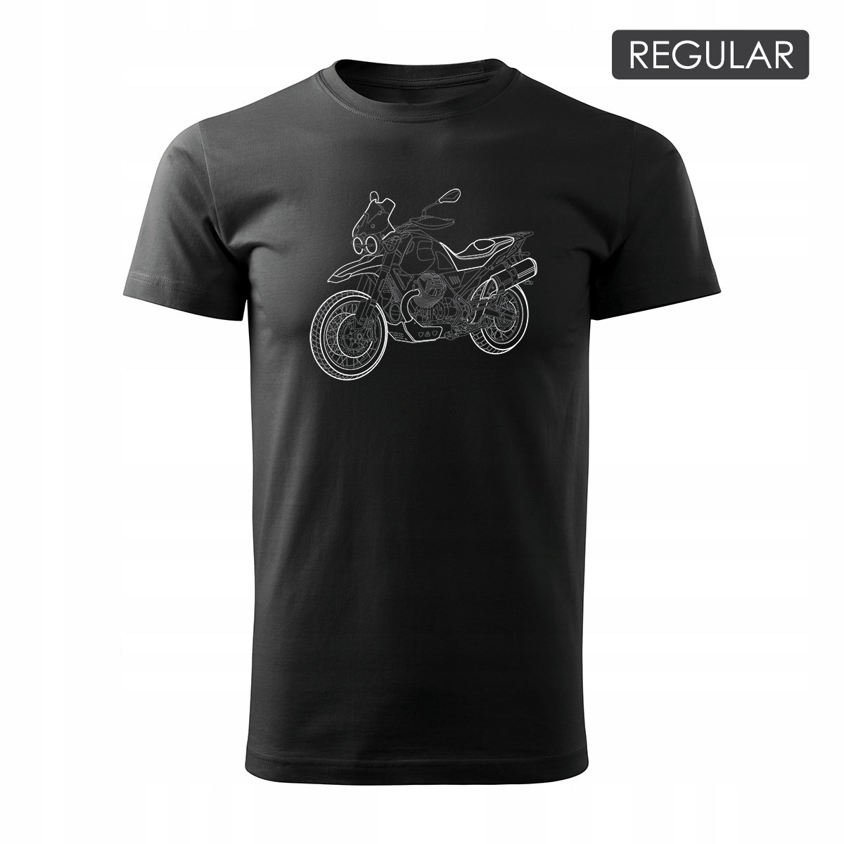 T-Shirt für Herren, schwarz 
