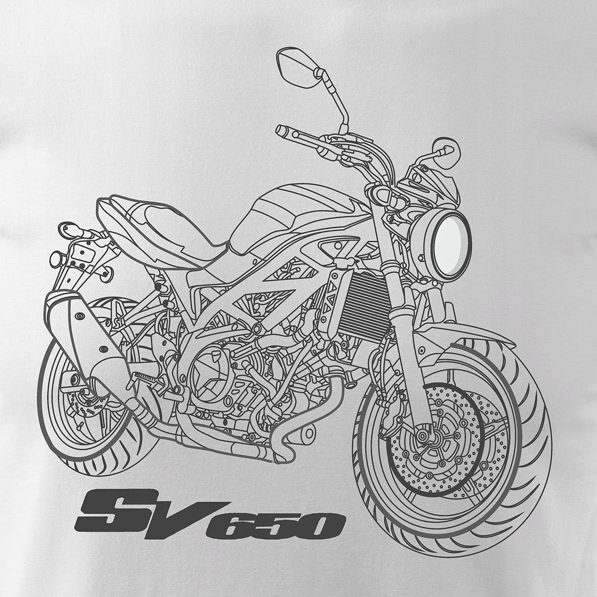 T-Shirt für Herren, weiß 