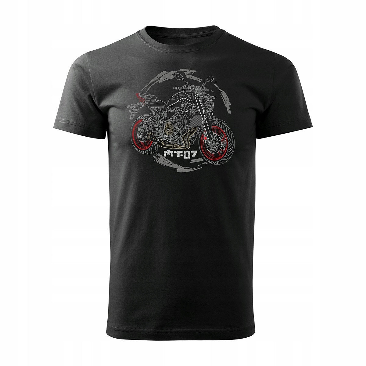 T-Shirt für Herren, schwarz 