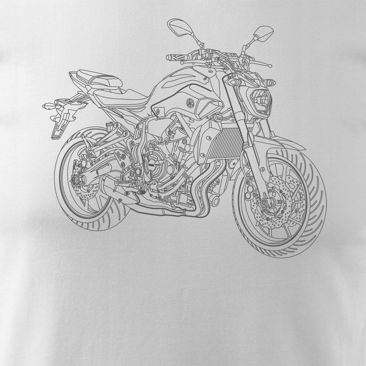 T-Shirt für Herren, weiß 