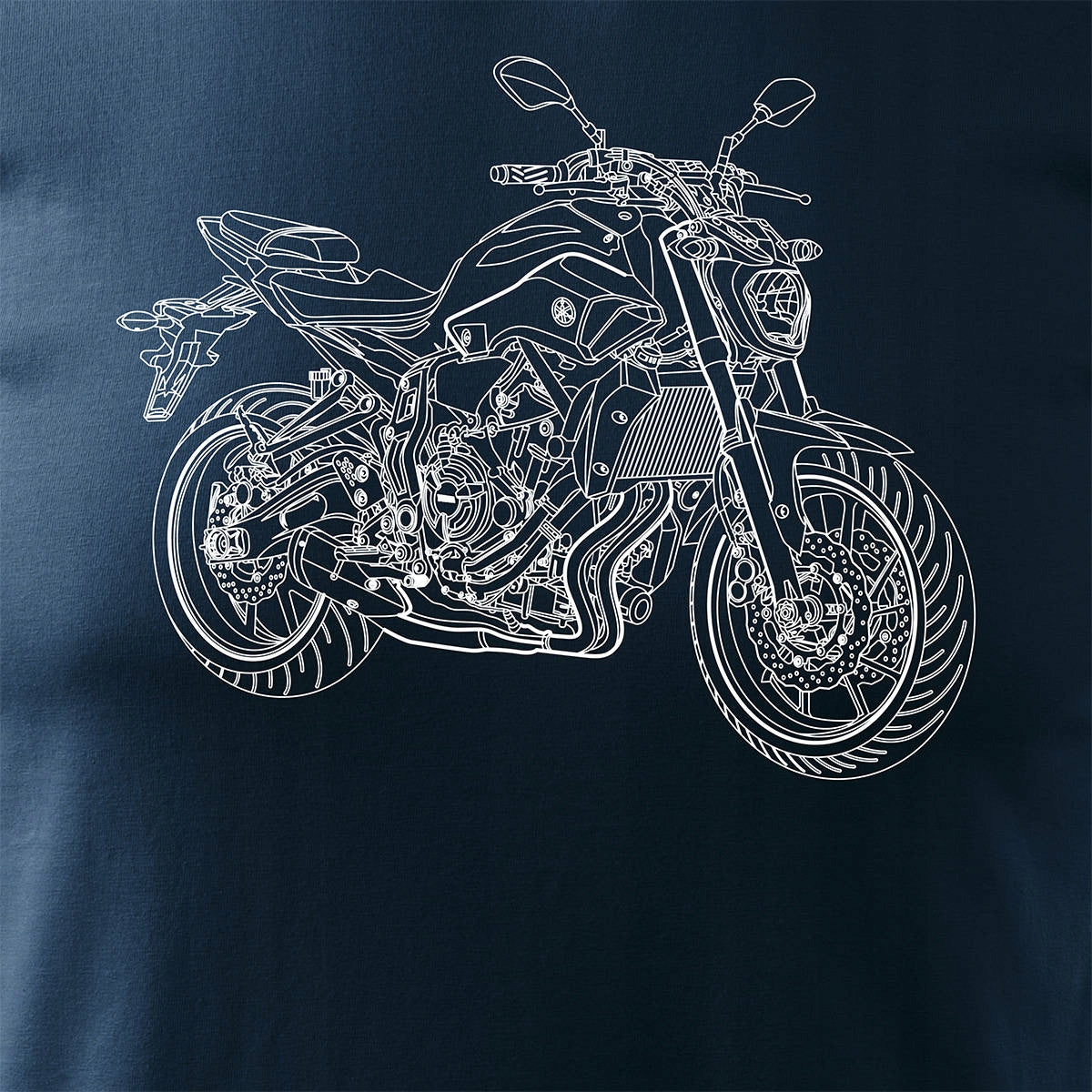 T-Shirt für Herren, blau 