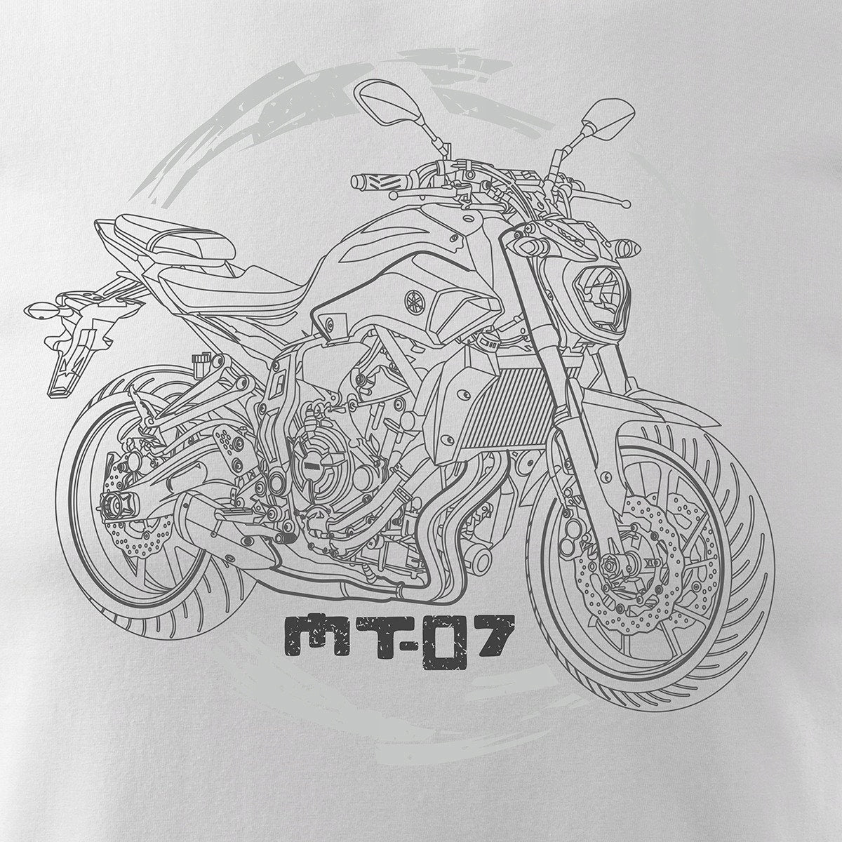 T-Shirt für Herren, weiß 