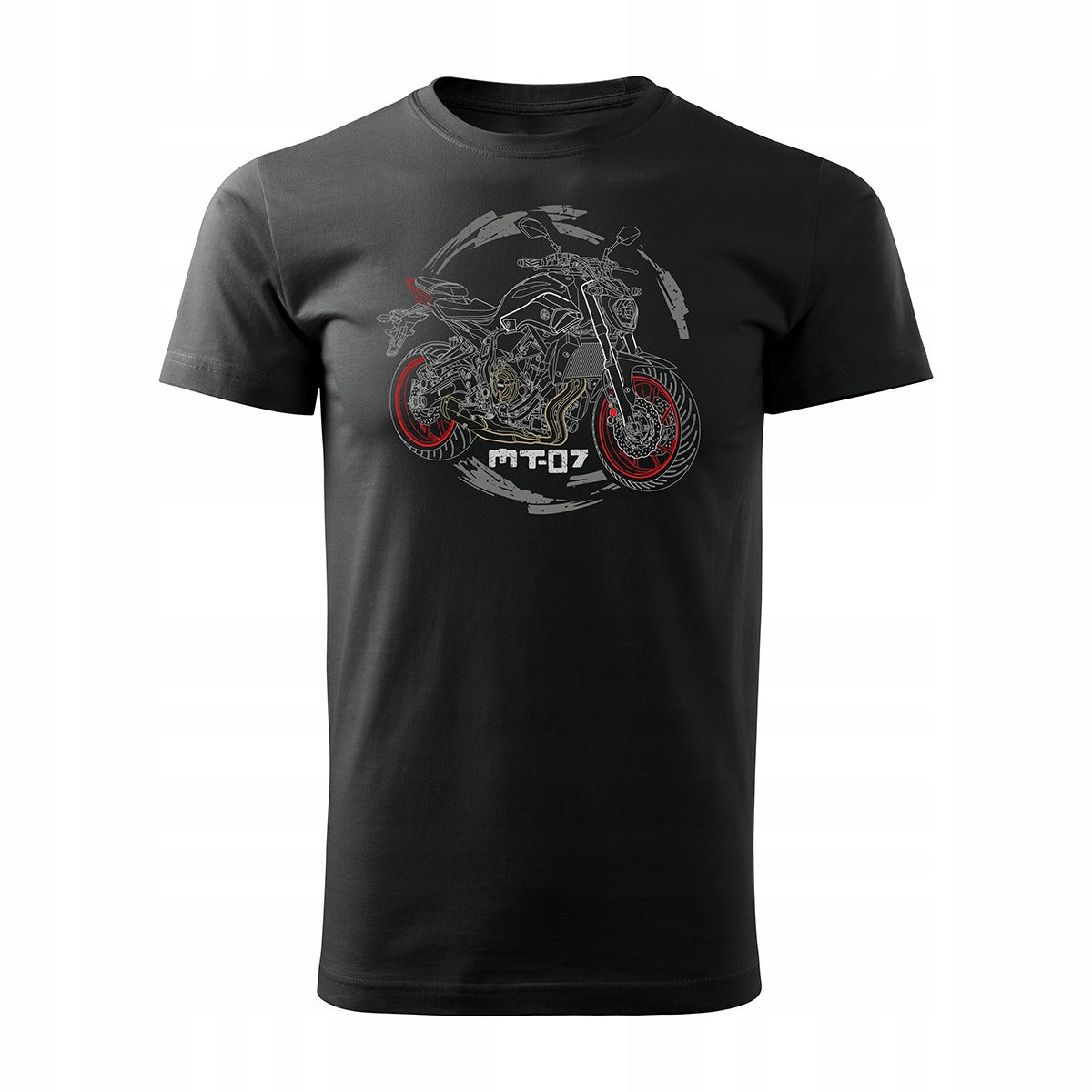 T-Shirt für Herren, schwarz 