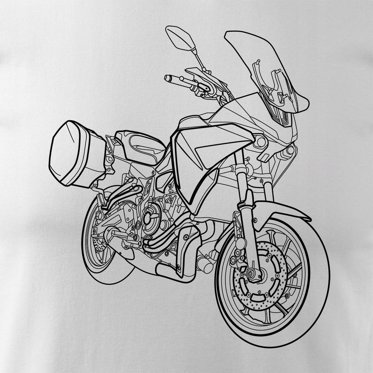 T-Shirt für Herren, weiß 