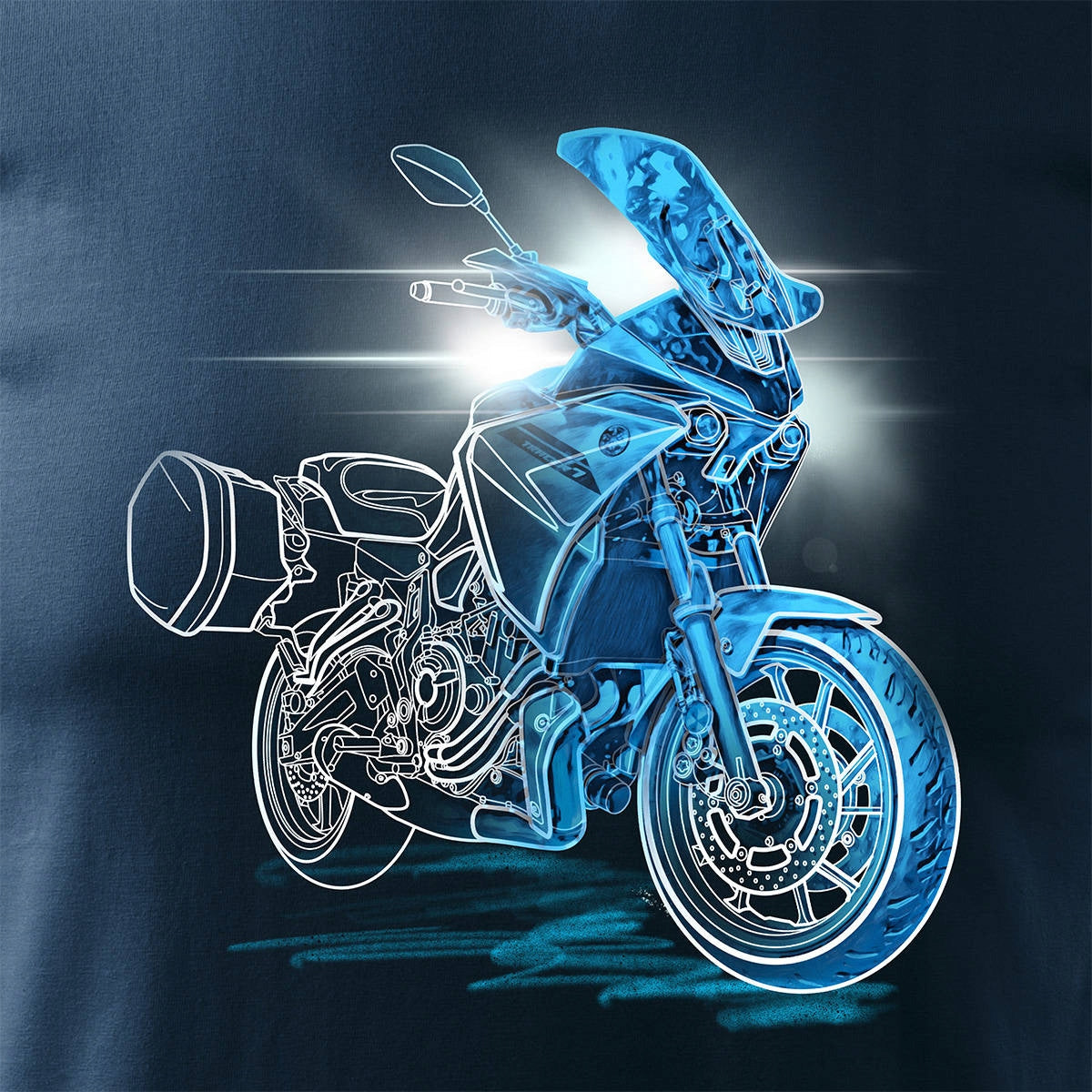T-Shirt für Herren, blau 