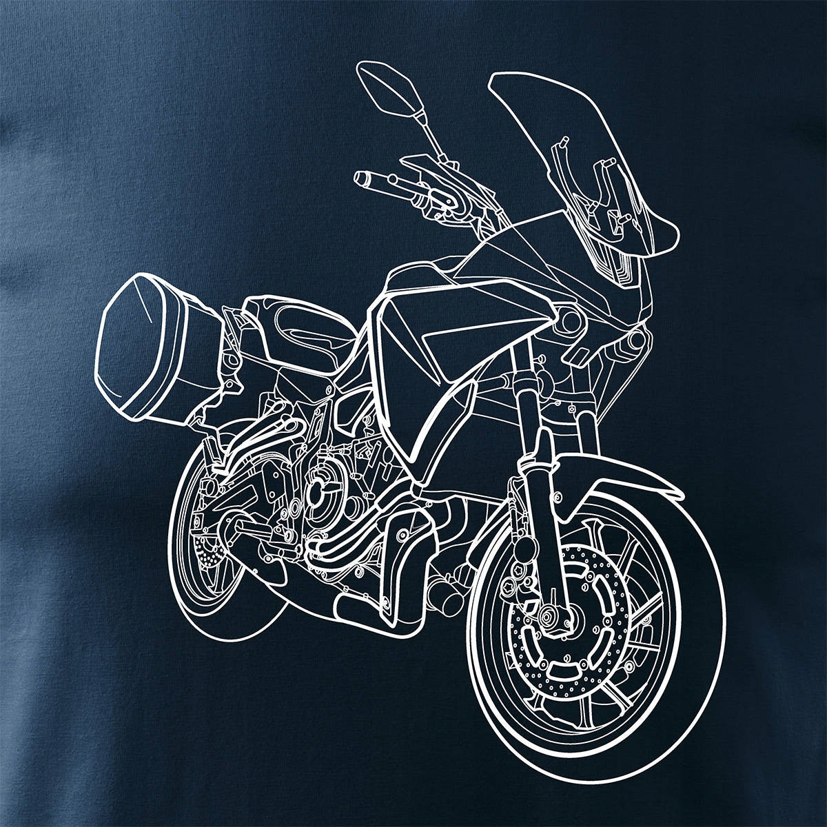 T-Shirt für Herren, blau 