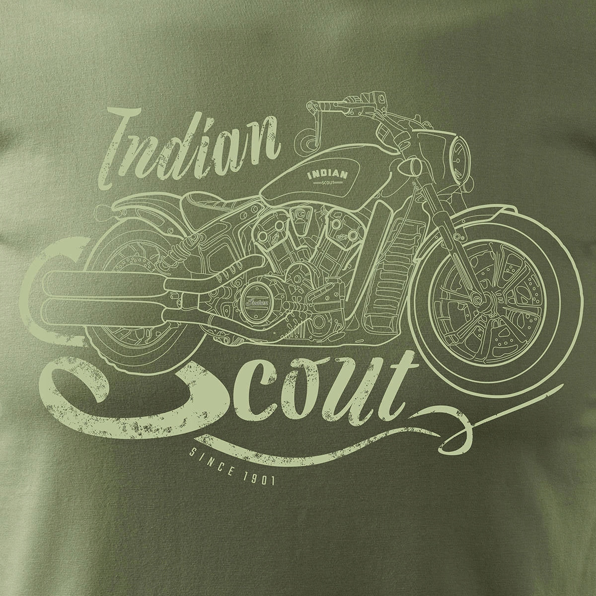 T-Shirt für Herren, grün 