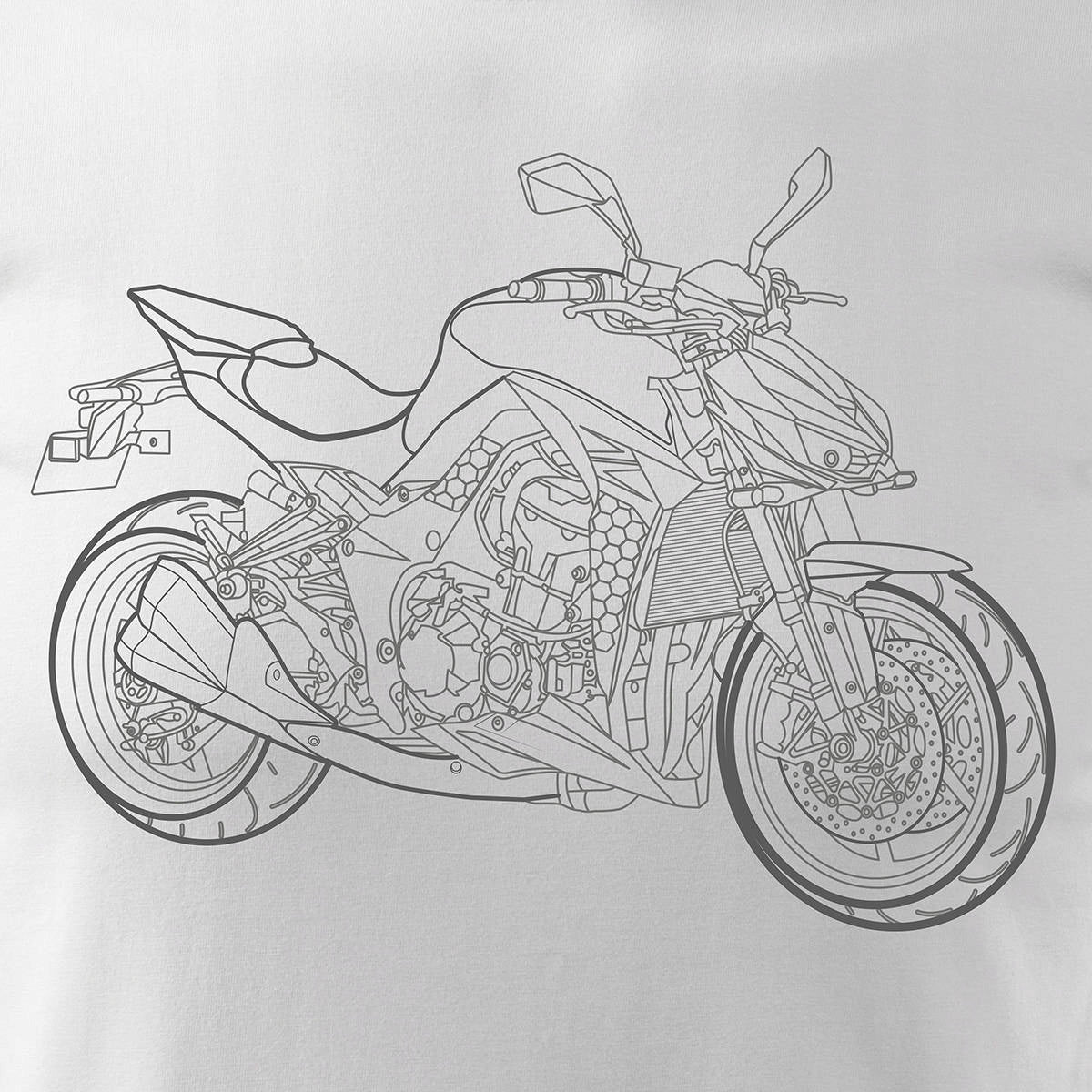 T-Shirt für Herren, weiß 