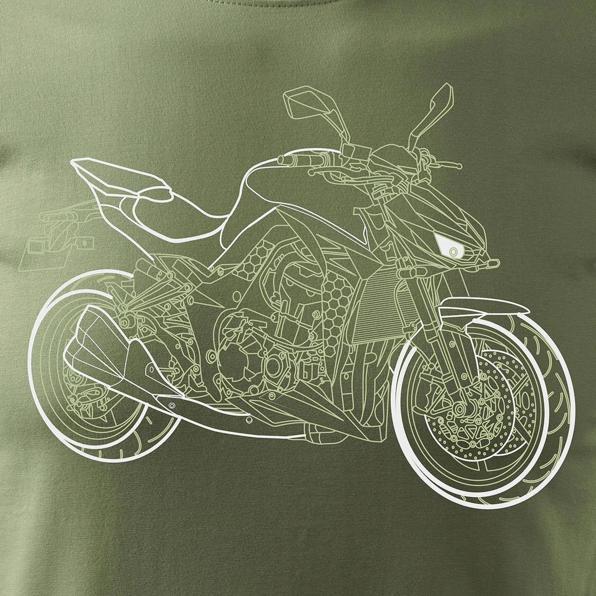 T-Shirt für Herren, grün 