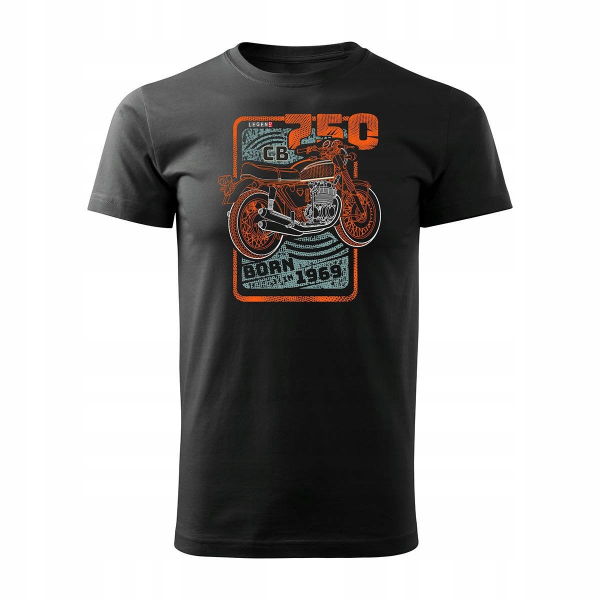 T-Shirt für Herren, schwarz 