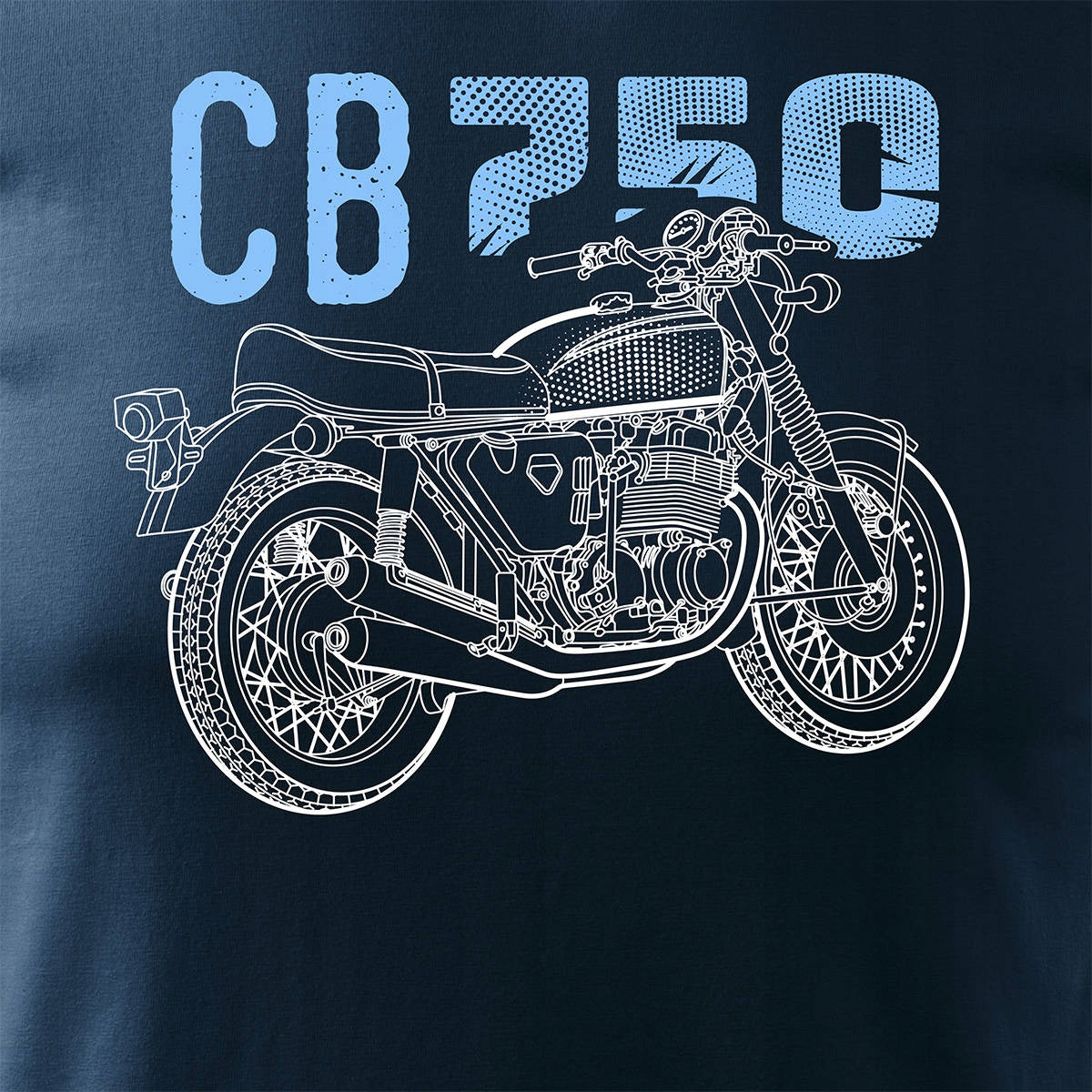 T-Shirt für Herren, blau 