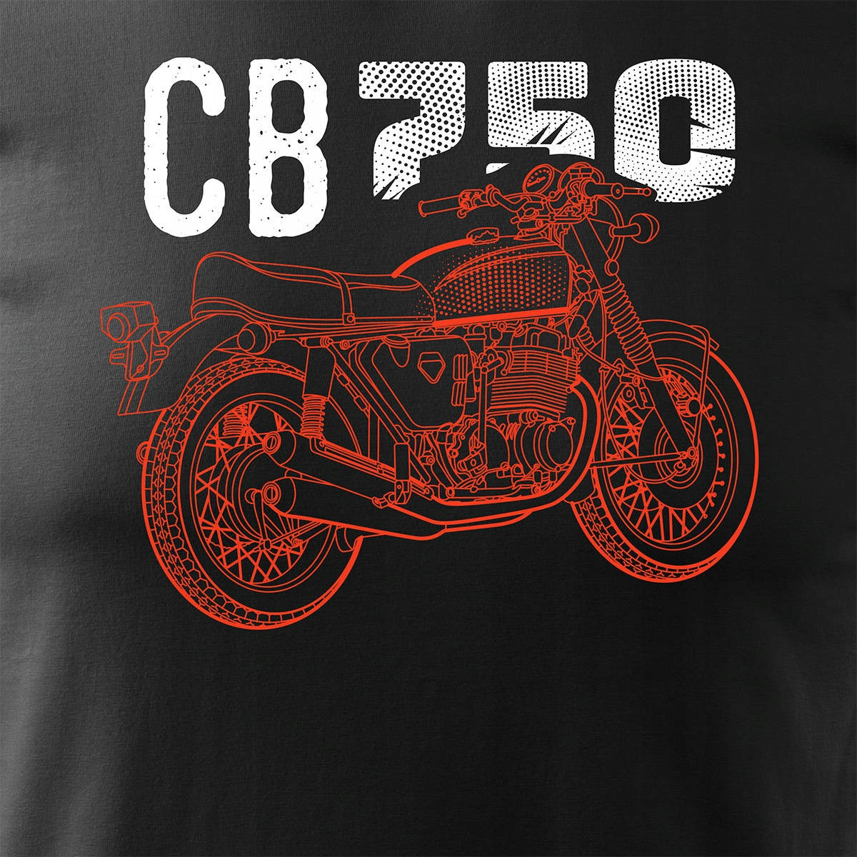 T-Shirt für Herren, schwarz 