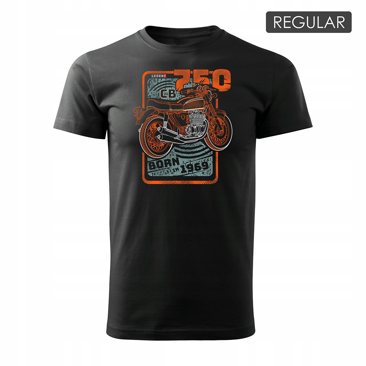 T-Shirt für Herren, schwarz 