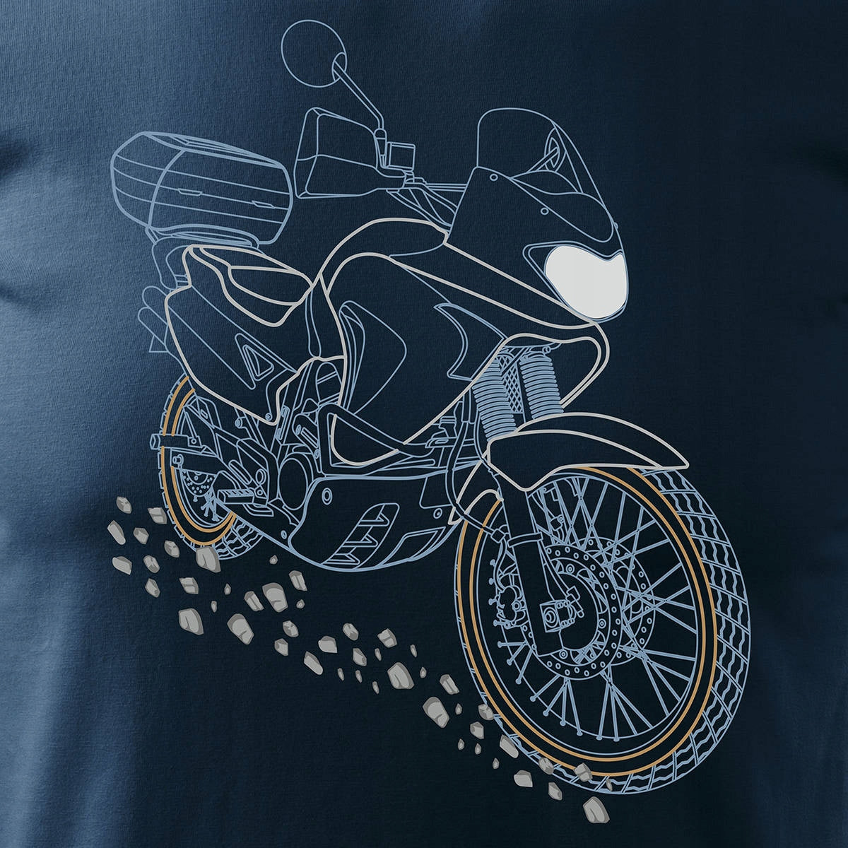 T-Shirt für Herren, blau 
