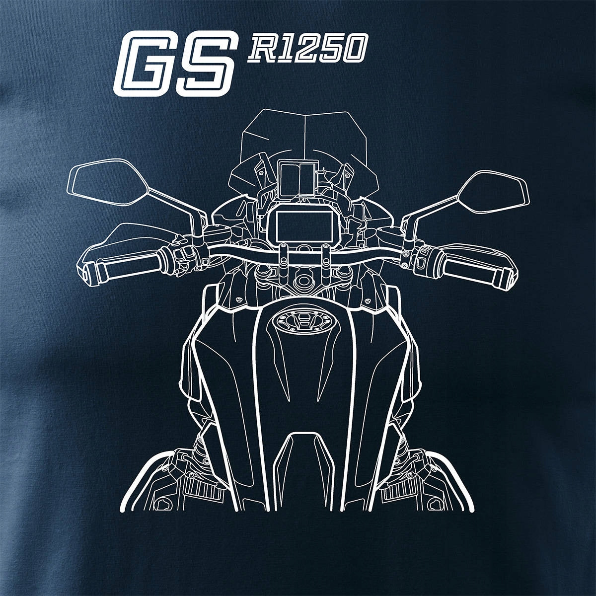T-Shirt für Herren, blau 