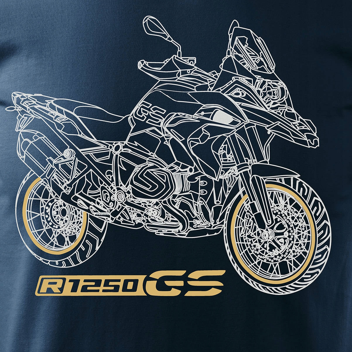 T-Shirt für Herren, blau 