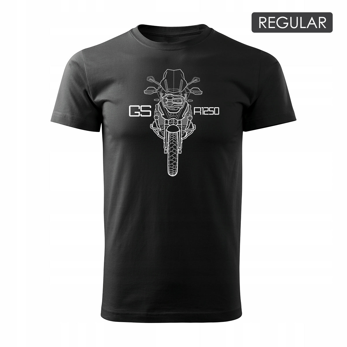 T-Shirt für Herren, schwarz 