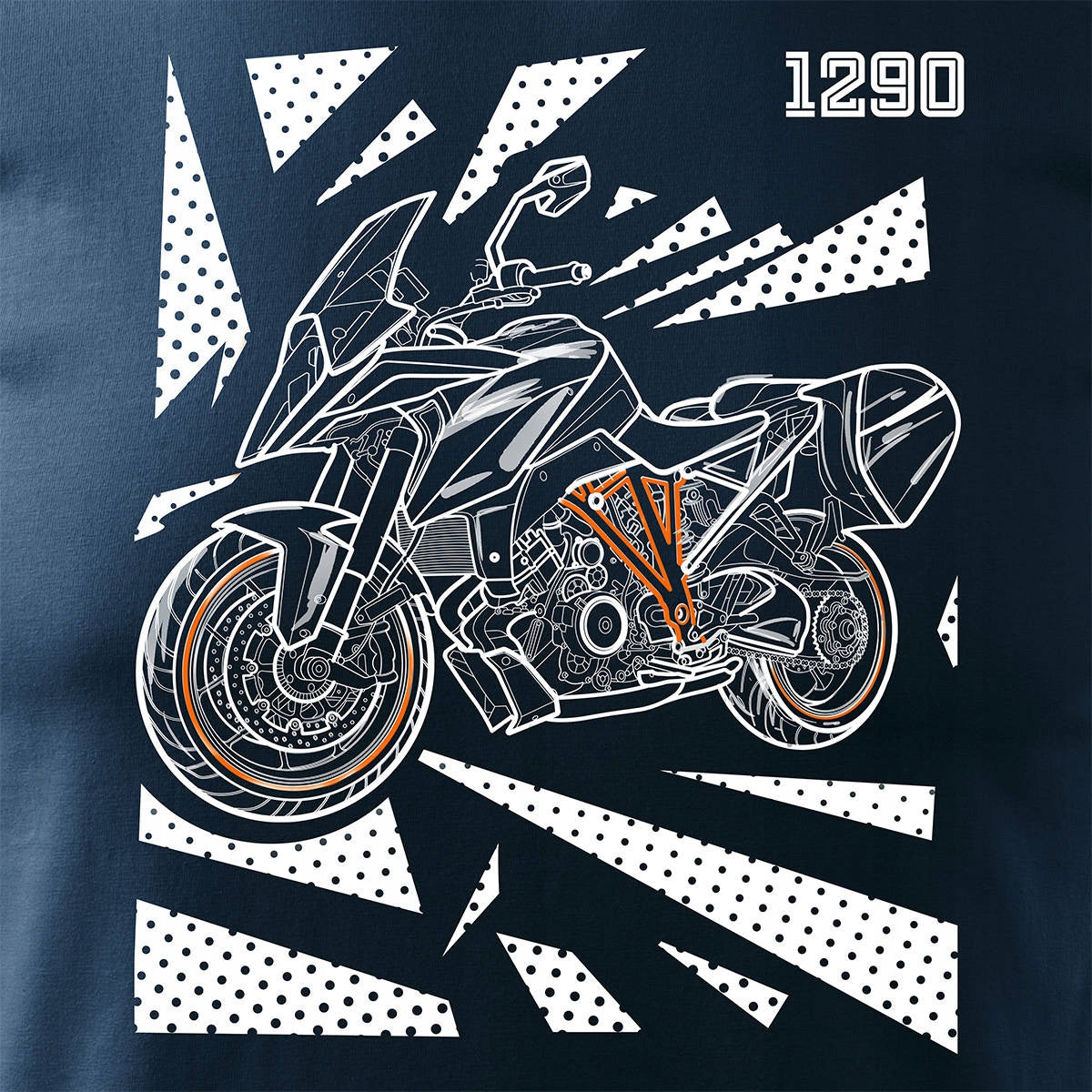 T-Shirt für Herren, blau 