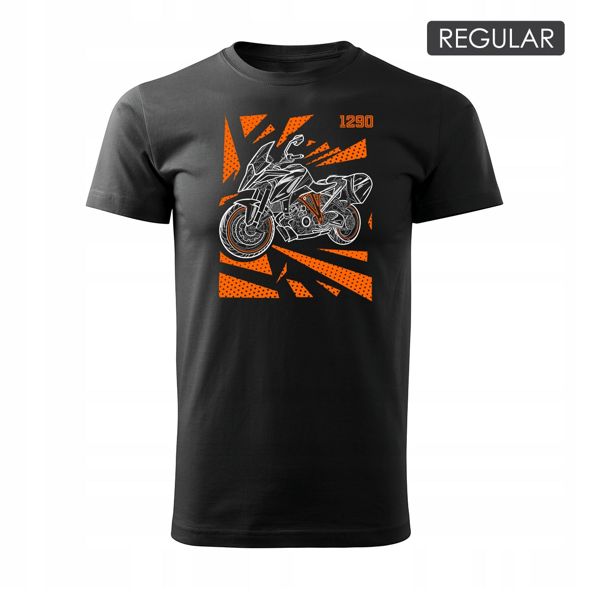 T-Shirt für Herren, schwarz 
