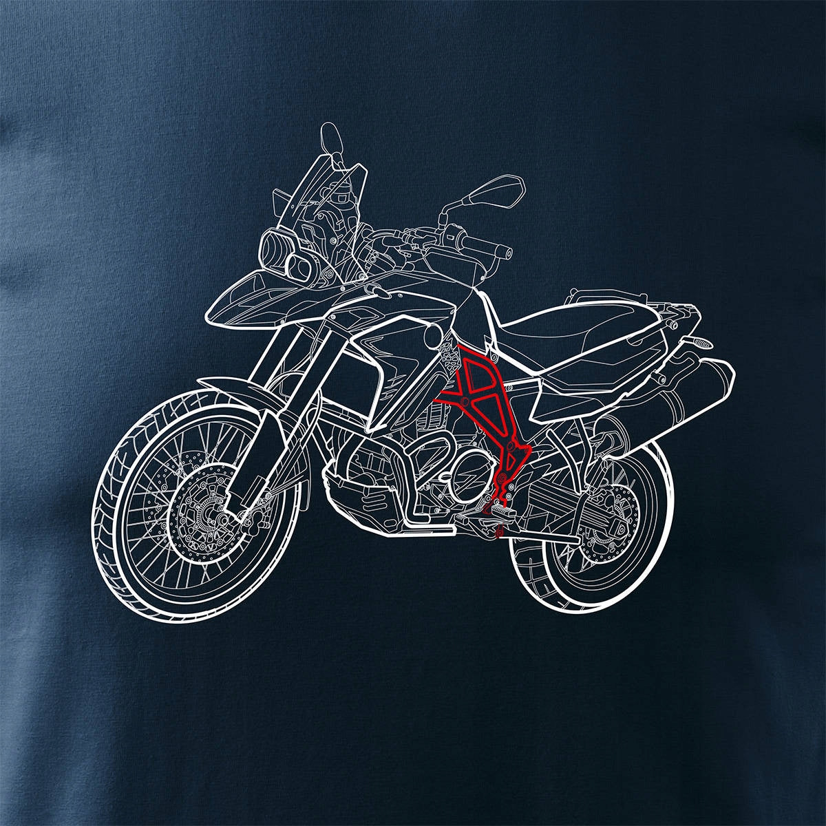T-Shirt für Herren, blau 