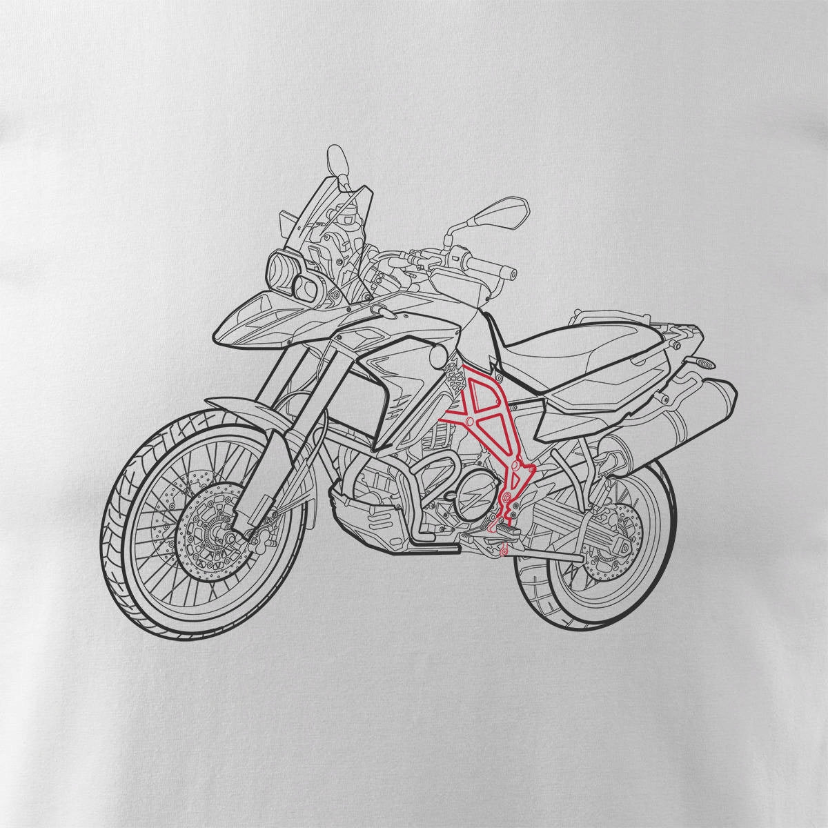 T-Shirt für Herren, weiß 