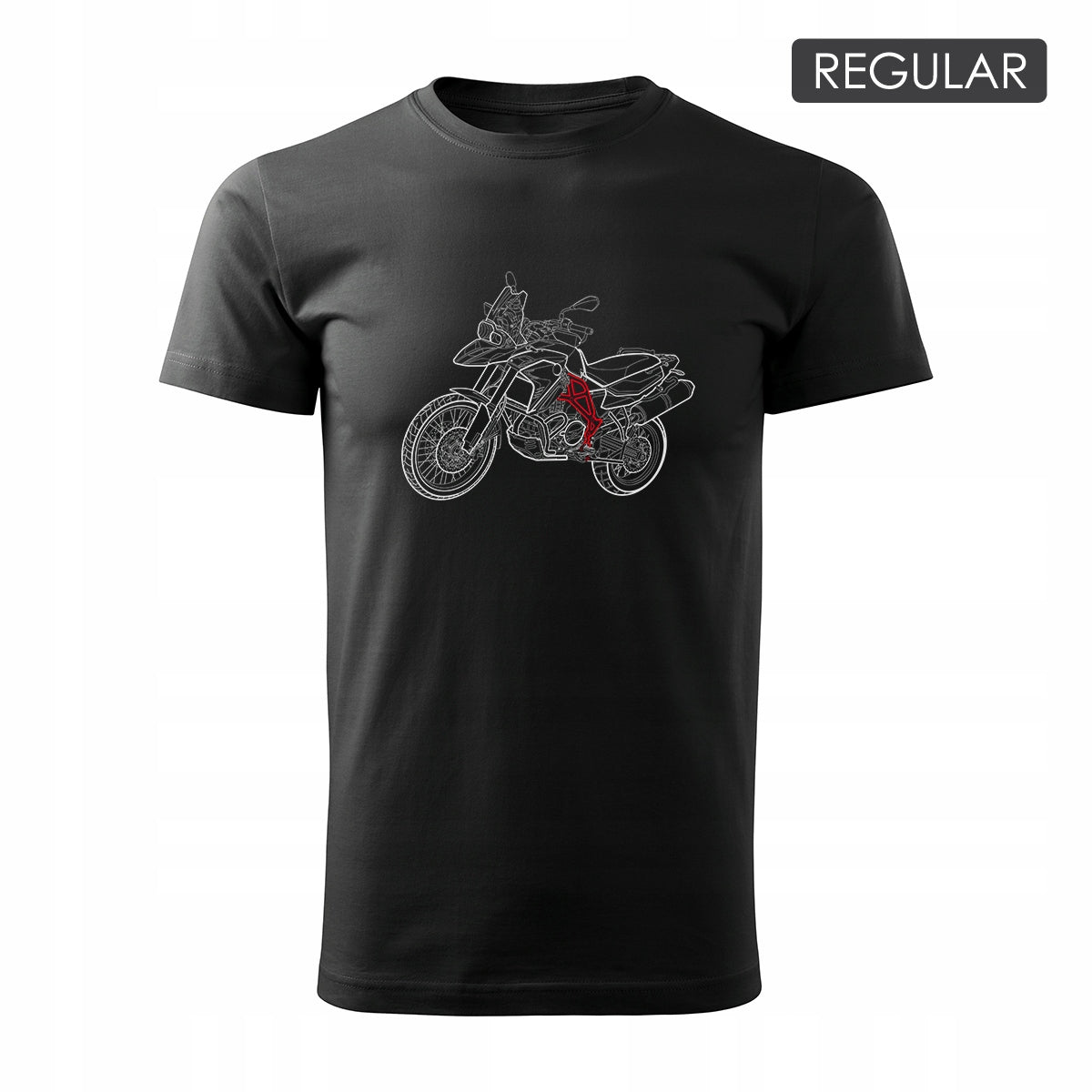 T-Shirt für Herren, schwarz 
