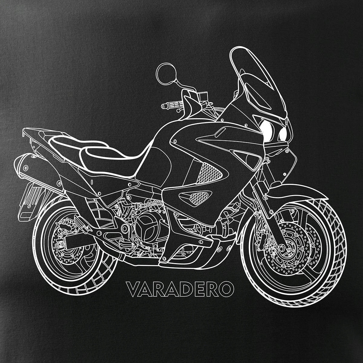 T-Shirt für Herren, schwarz 