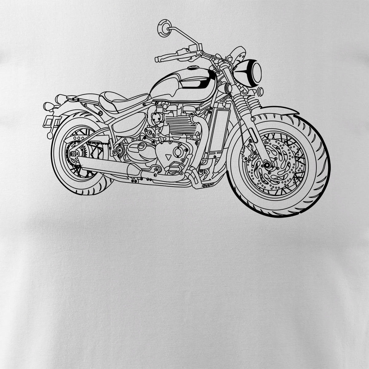 T-Shirt für Herren, weiß 