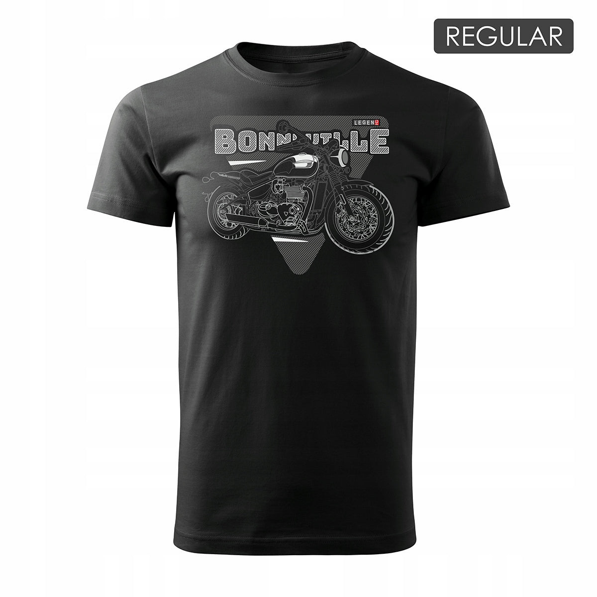 T-Shirt für Herren, schwarz 