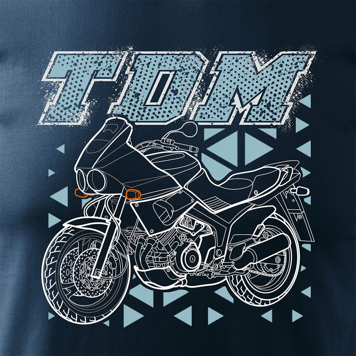 T-Shirt für Herren, blau 