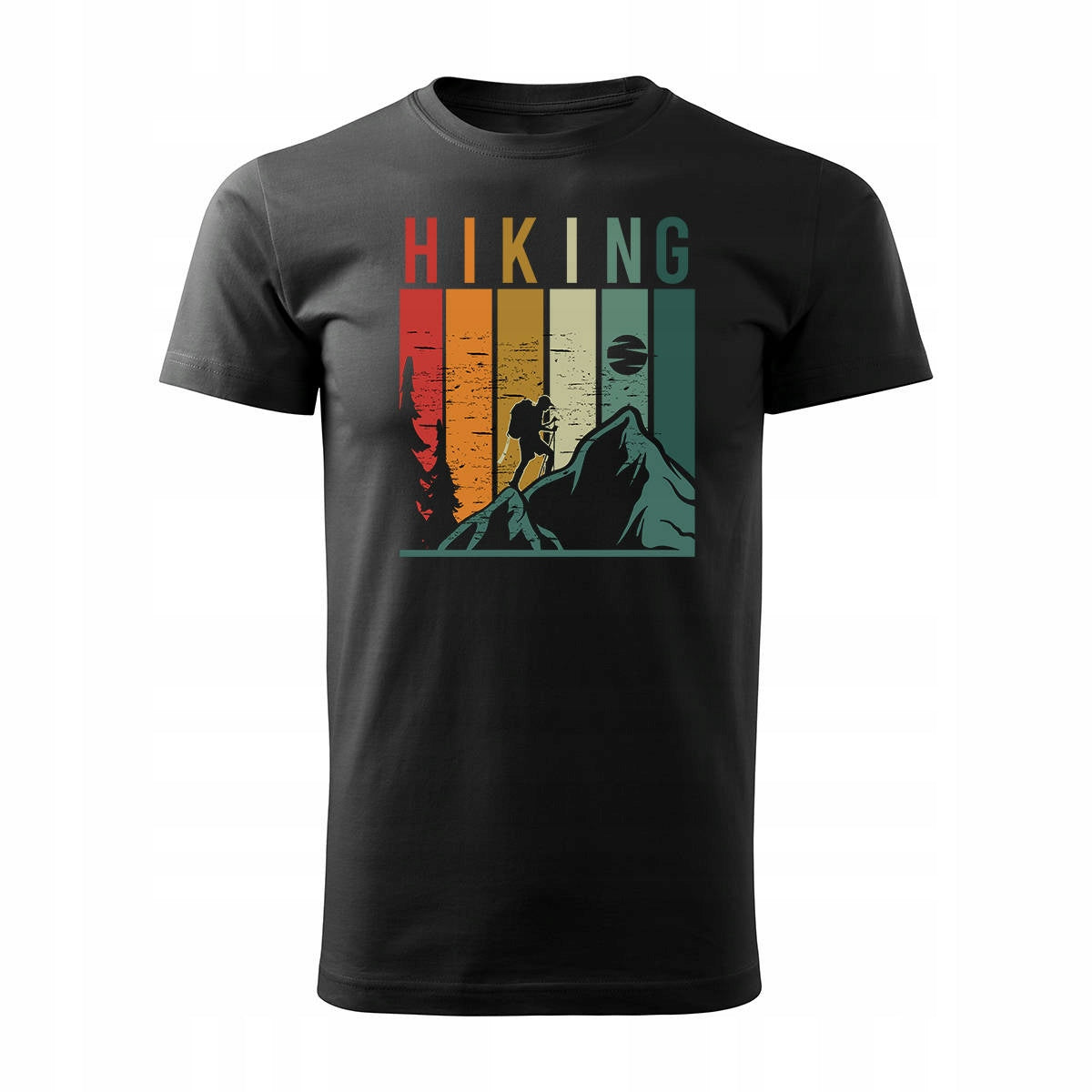 T-Shirt für Herren, schwarz 