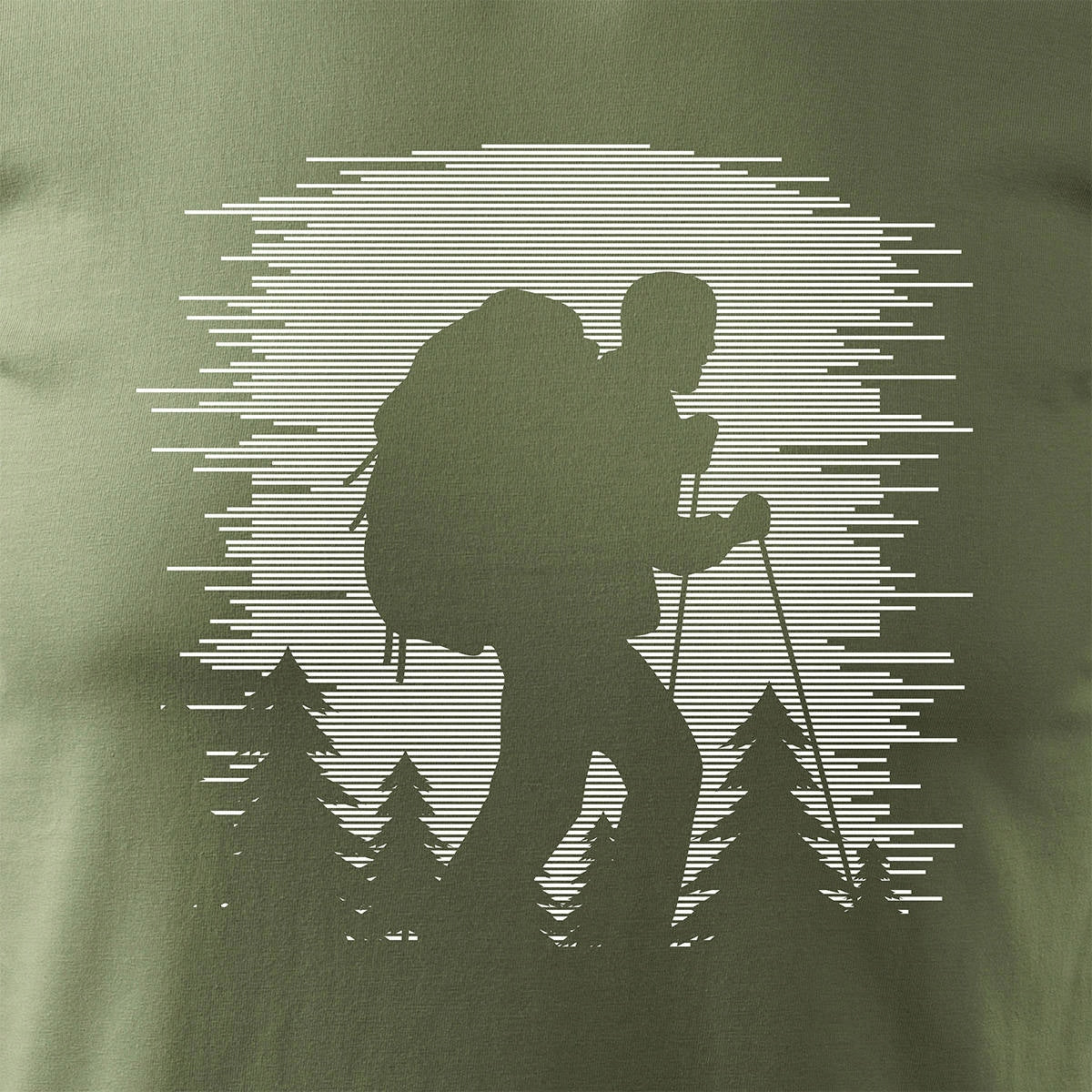 T-Shirt für Herren, grün 