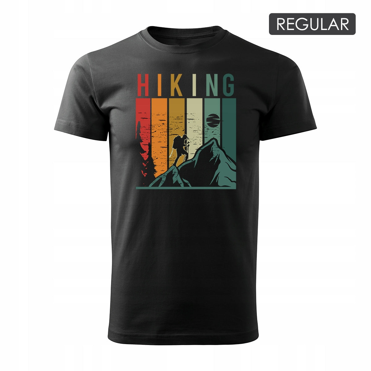 T-Shirt für Herren, schwarz 