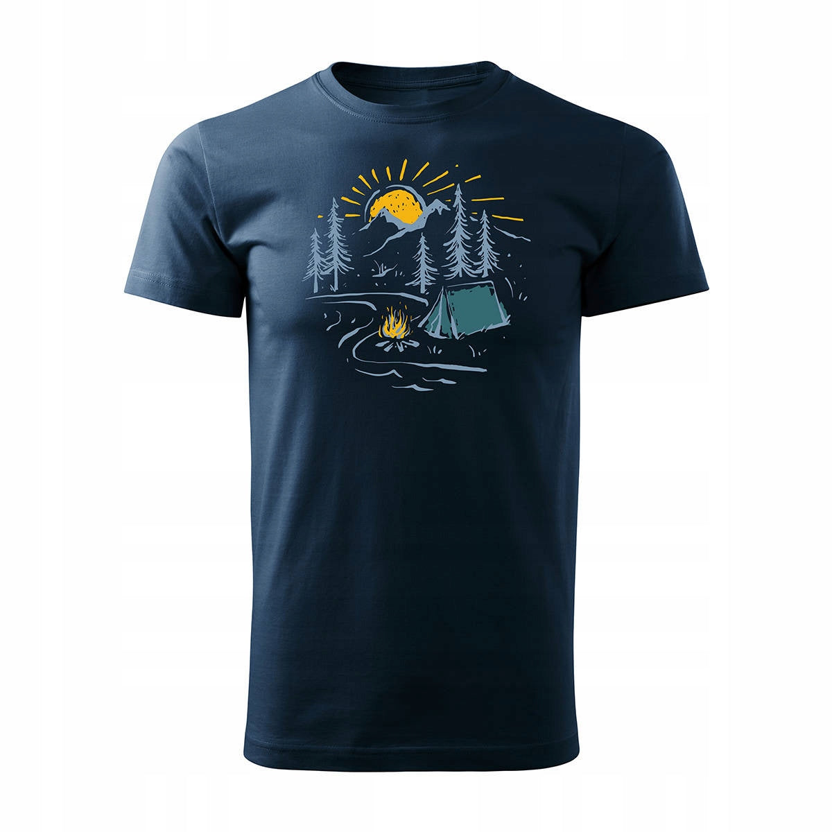 T-Shirt für Herren, blau 