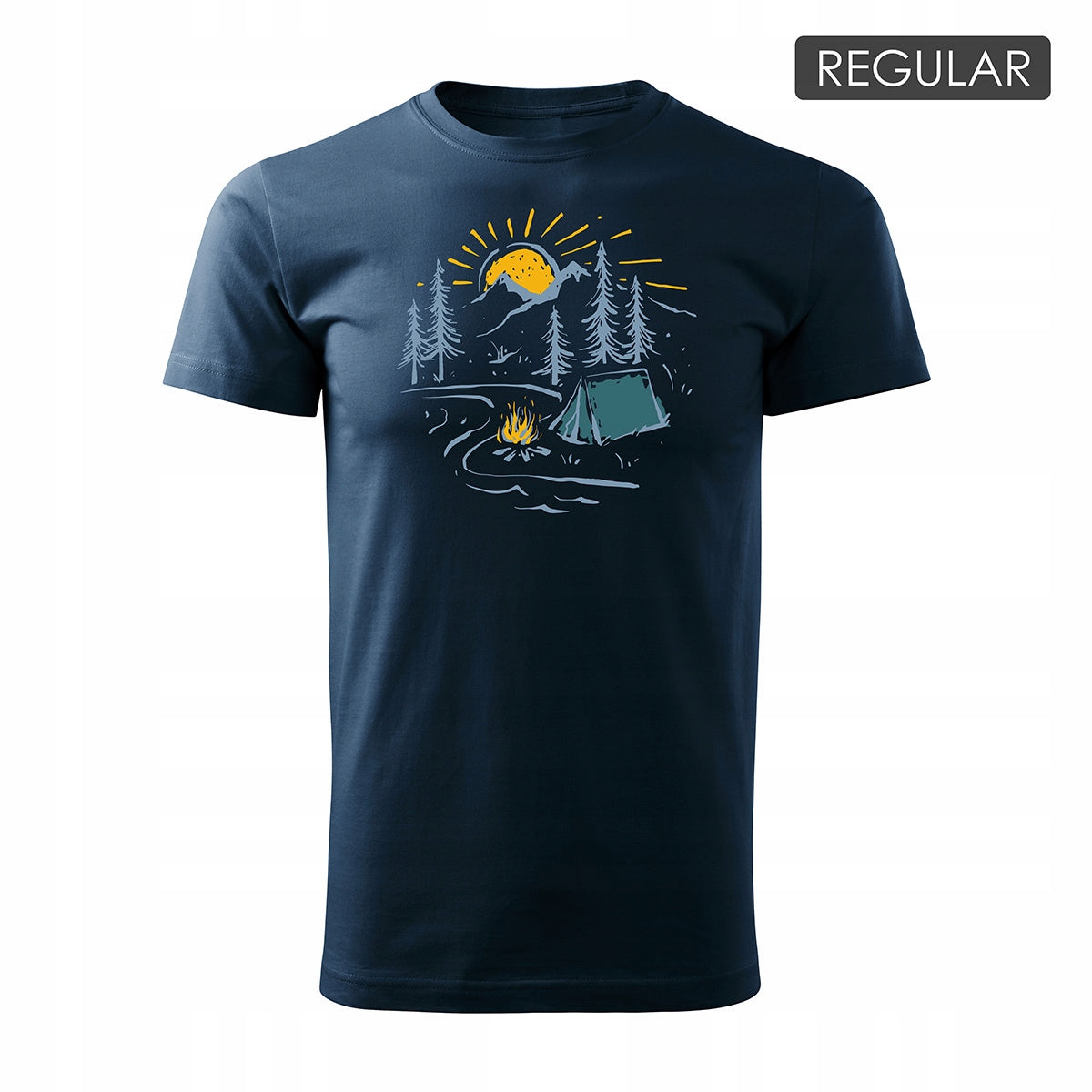 T-Shirt für Herren, blau 