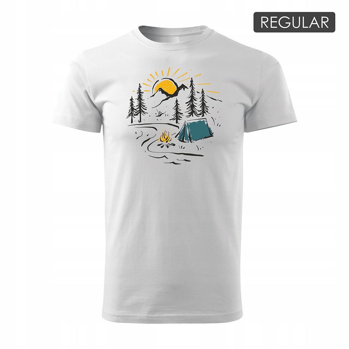 T-Shirt für Herren, weiß 
