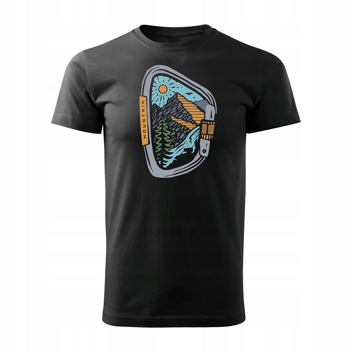 T-Shirt für Herren, schwarz 