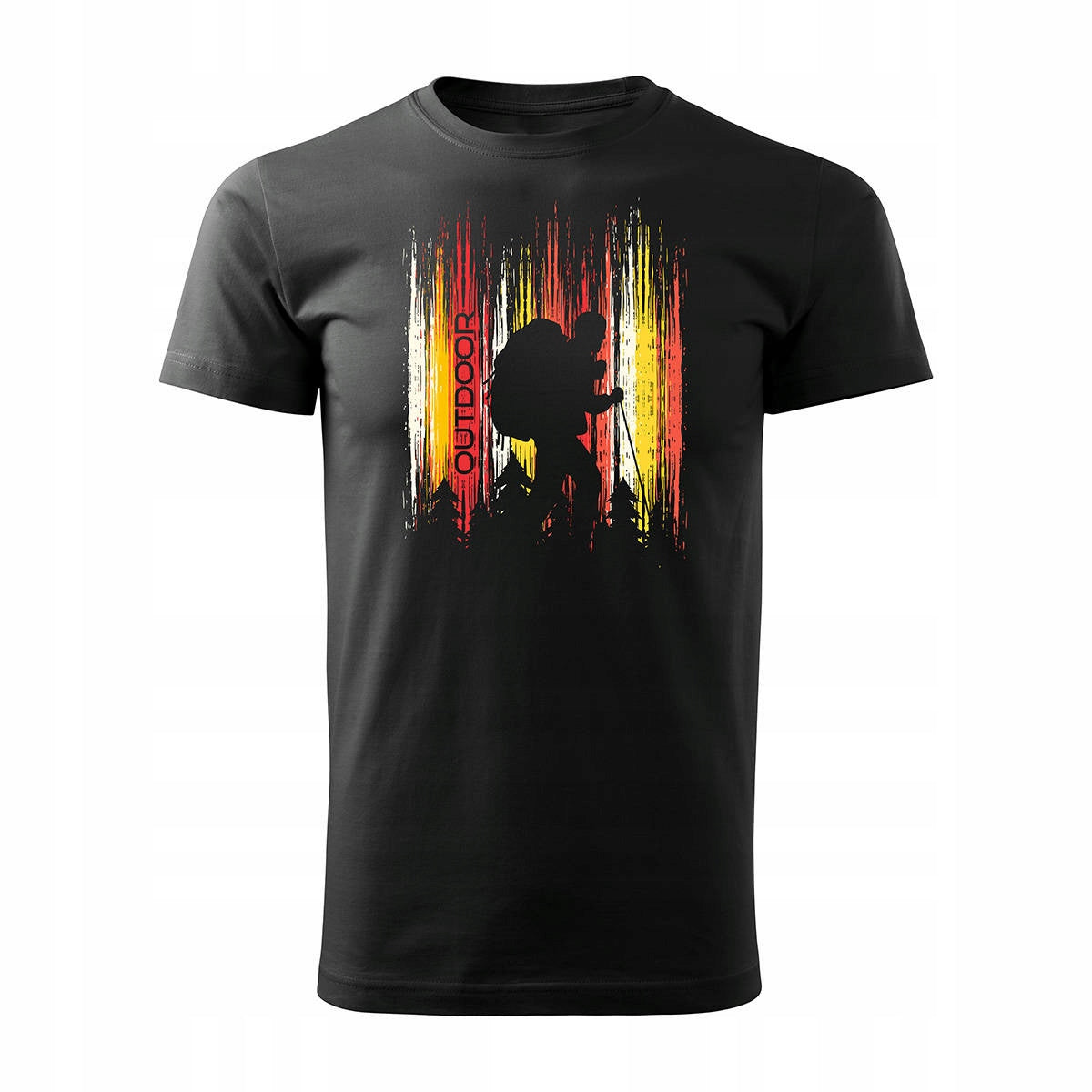 T-Shirt für Herren, schwarz 