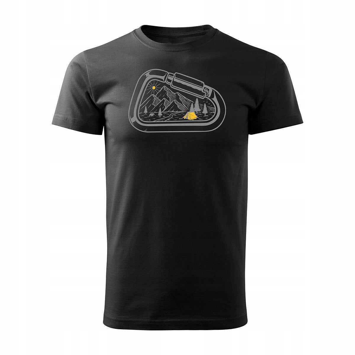 T-Shirt für Herren, schwarz 