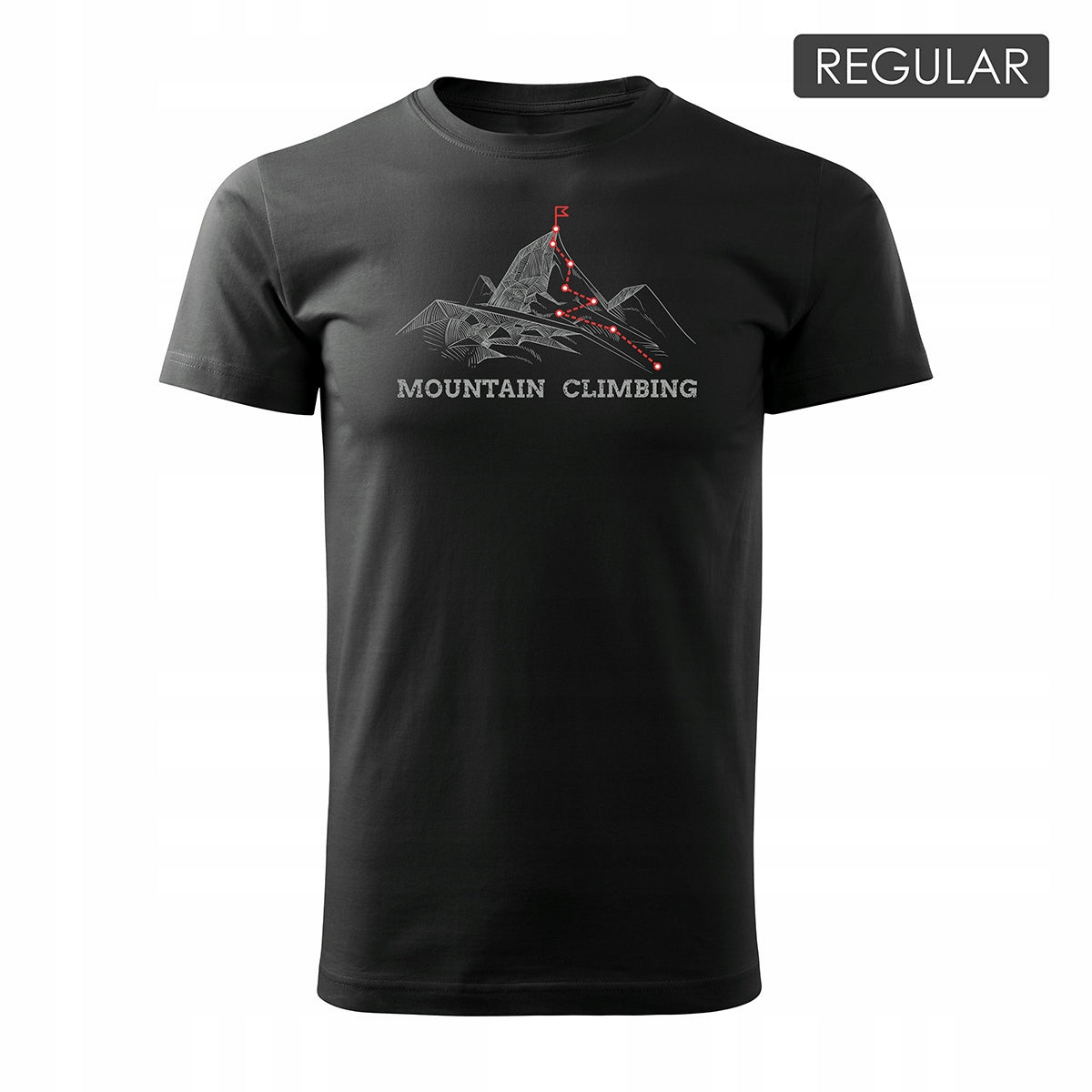 T-Shirt für Herren, schwarz 