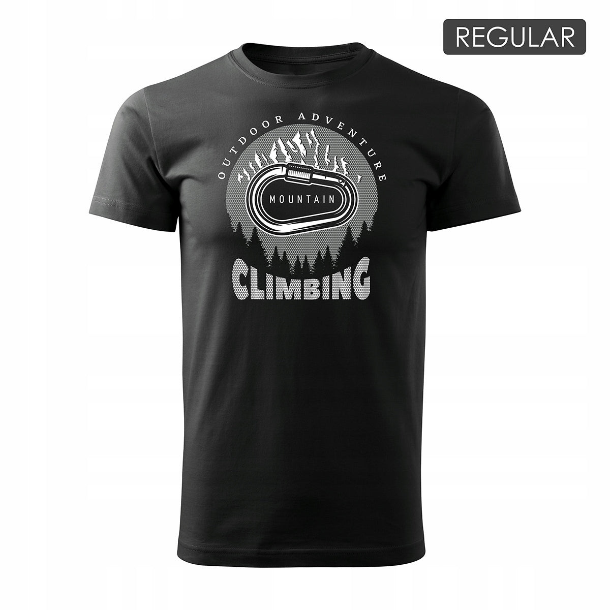 T-Shirt für Herren, schwarz 