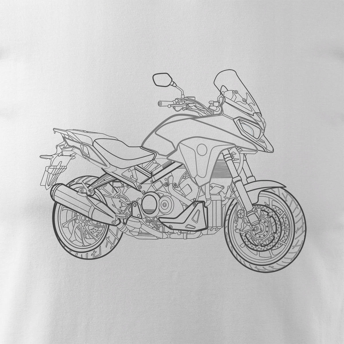 T-Shirt für Herren, weiß 