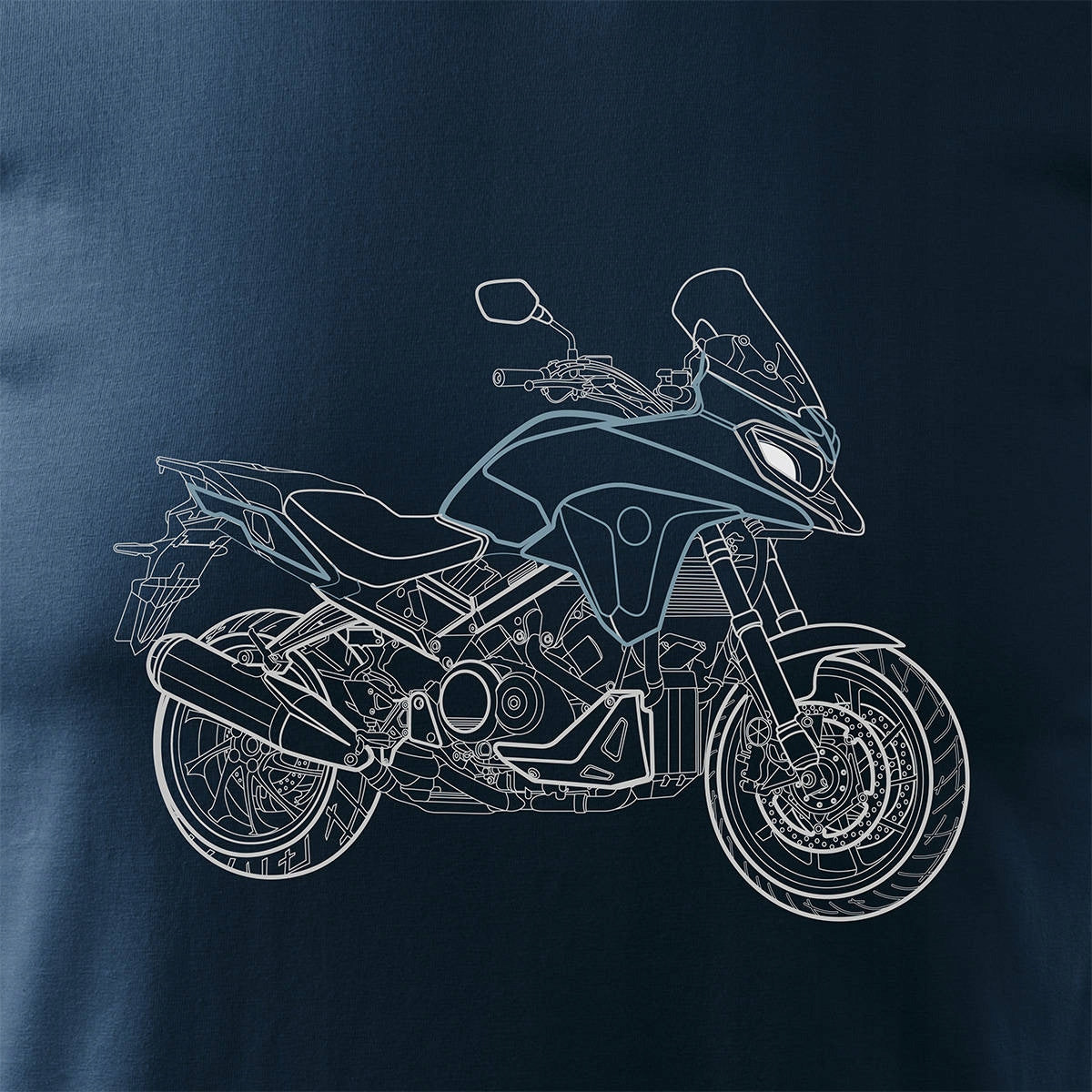 T-Shirt für Herren, blau 