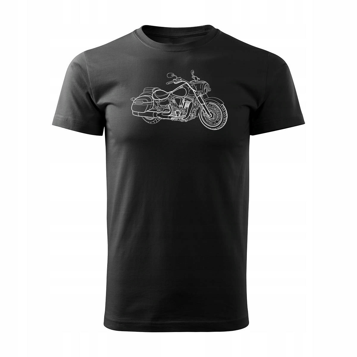 T-Shirt für Herren, schwarz 
